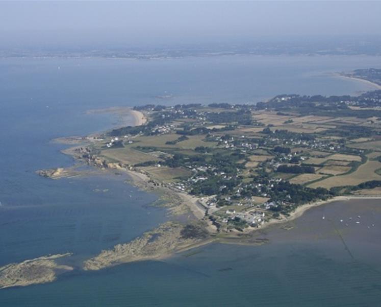 Vue aérienne du sud de Pénestin - RESIDENCE LES ILES PENESTIN