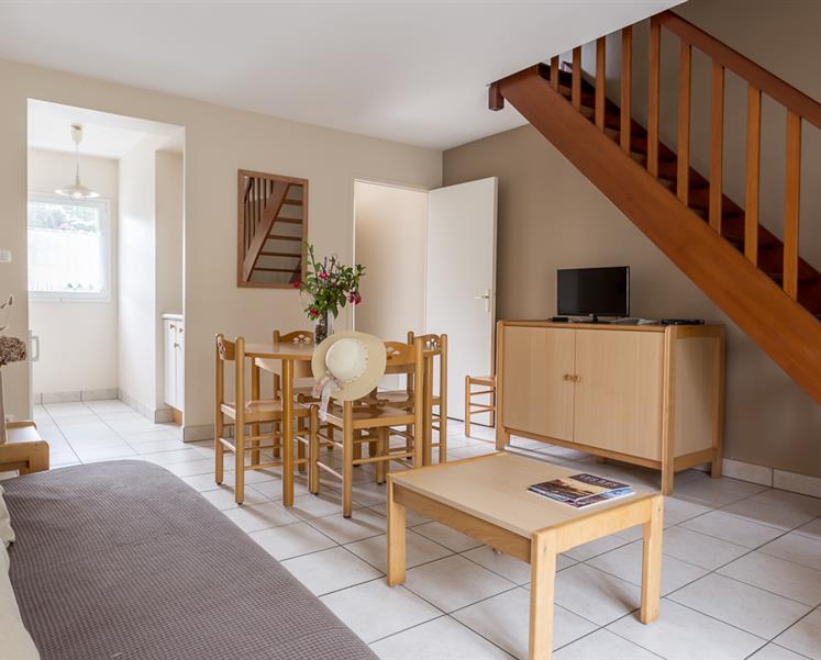 salon séjour gite gavrinis 2 chamres penestin - RESIDENCE LES ILES PENESTIN