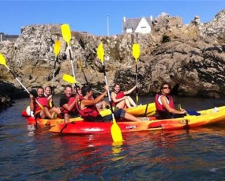 Randonnée Kayak accompagnée d'un moniteur - RESIDENCE LES ILES PENESTIN