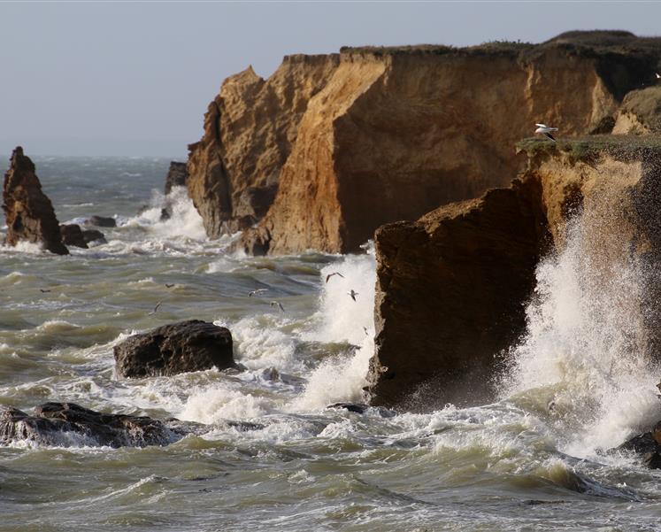 tempête à la Pointe du Bile - RESIDENCE LES ILES PENESTIN