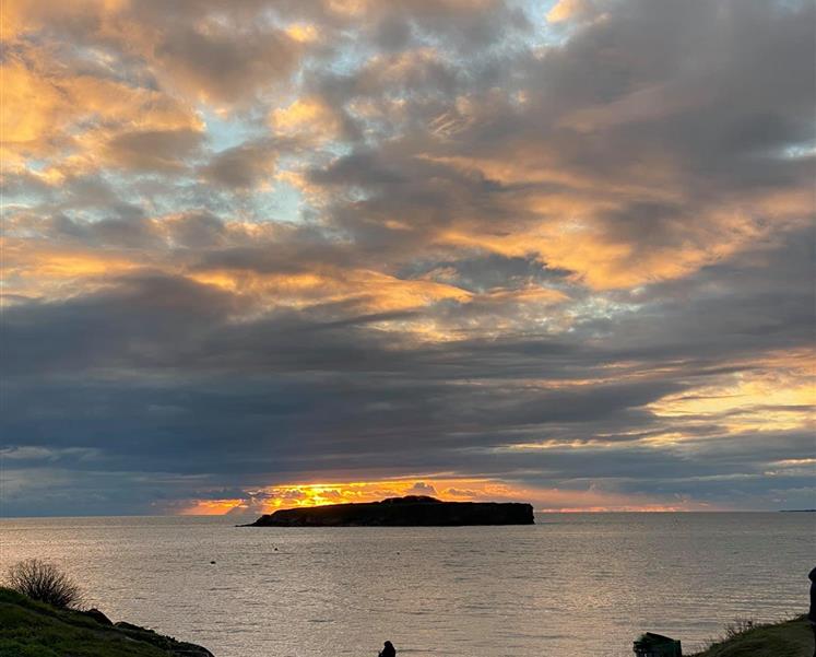 couché de soleil à la Pointe du Bile penestin  - RESIDENCE LES ILES PENESTIN