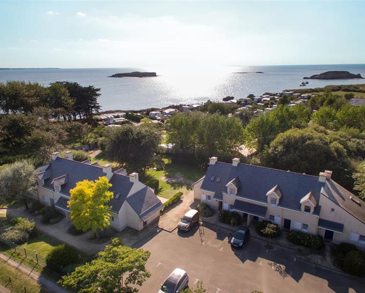 Vue aerienne residence les iles penestin bord de mer  - RESIDENCE LES ILES PENESTIN